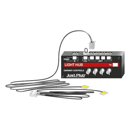 Woodland Scenics Lights and amp; Hub Set- Warm WOO5700